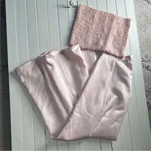 Hugo Buscati Two-Piece Prom Dress Light Pink Size 12